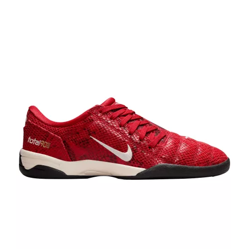 Nike Total 90 3 SE Fire Red Snakeskin dámske nízke streetové tenisky červené — produktová fotografia na bielom pozadí, bočný pohľad