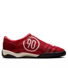Nike Total 90 3 SE Fire Red Snakeskin dámske nízke streetové tenisky červené — produktová fotografia na bielom pozadí, bočný pohľad