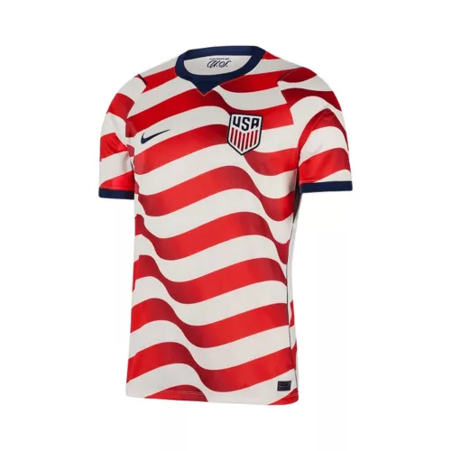 Nike Usmnt 2026 Stadium Home Sail Midnight Navy unisex tričko svetlo béžová tmavomodrá