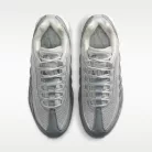 Nike Air Max 95 SE Big Bubble Grey Fog Silver dámske nízke streetové tenisky sivé-strieborné — produktová fotografia na bielom pozadí, bočný pohľad