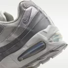 Nike Air Max 95 SE Big Bubble Grey Fog Silver dámske nízke streetové tenisky sivé-strieborné — produktová fotografia na bielom pozadí, bočný pohľad