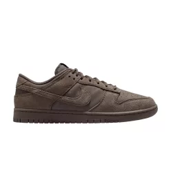 Nike Dunk Low Retro SE Cave Stone nízke streetové tenisky — produktová fotografia na bielom pozadí, bočný pohľad