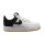 Nike Air Force 1 Low '07 LV8 White Black Metallic Silver nízke streetové tenisky biele-čierne — produktová fotografia na bielom pozadí, bočný pohľad