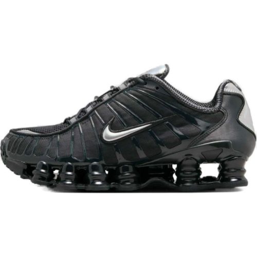 Nike Shox TL 'Off Noir Silver' Alacsony Szárú Utcai Sneaker Sötétszürke-Ezüst – 4 Shox Rugóoszlop Metálos