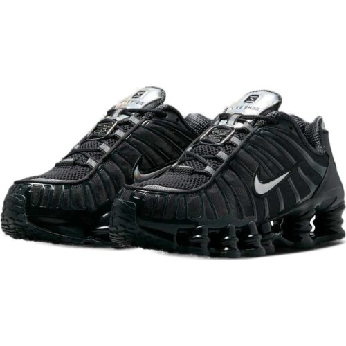 Nike Shox TL 'Off Noir Silver' Alacsony Szárú Utcai Sneaker Sötétszürke-Ezüst – 4 Shox Rugóoszlop Metálos