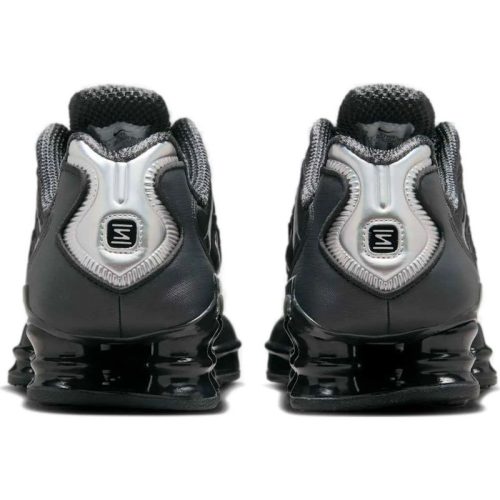 Nike Shox TL 'Off Noir Silver' Alacsony Szárú Utcai Sneaker Sötétszürke-Ezüst – 4 Shox Rugóoszlop Metálos