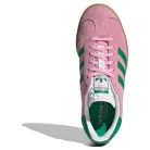 adidas Gazelle Bold True Pink dámske nízke streetové tenisky ružové — produktová fotografia na bielom pozadí, bočný pohľad