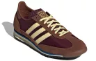 adidas SL 72 OG Maroon Preloved Brown dámske nízke streetové tenisky hnedé-žlté — produktová fotografia na bielom pozadí, bočný pohľad