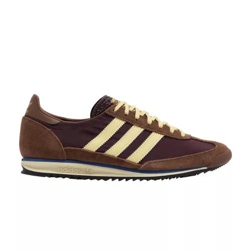 adidas SL 72 OG Maroon Preloved Brown dámske nízke streetové tenisky bordové-hnedé — produktová fotografia na bielom pozadí, bočný pohľad