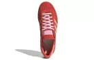 adidas Handball Spezial Bright Red Clear Pink dámske nízke streetové tenisky červené-ružové — produktová fotografia na bielom pozadí, bočný pohľad