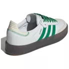 adidas Sambae Cloud White Green dámske nízke streetové tenisky biele-zelené — produktová fotografia na bielom pozadí, bočný pohľad