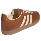 adidas Samba OG Made in Italy Vachetta Tan nízke streetové tenisky béžové — produktová fotografia na bielom pozadí, bočný pohľad
