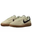 Nike Field General Suede Olive Aura dámske nízke streetové tenisky olivové — produktová fotografia na bielom pozadí, bočný pohľad