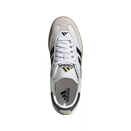 adidas Samba Millennium White Black Gum nízke streetové tenisky biele-čierne — produktová fotografia na bielom pozadí, bočný pohľad