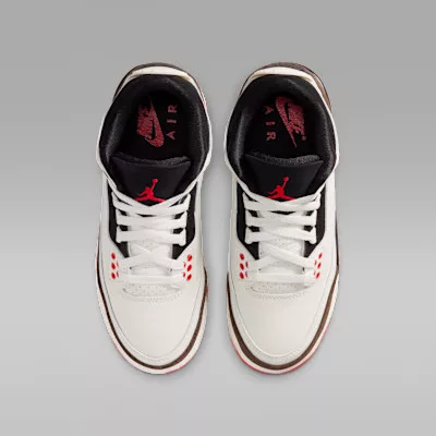 Jordan 3 Retro World's Best Dad pánske vysoké mestské tenisky biele