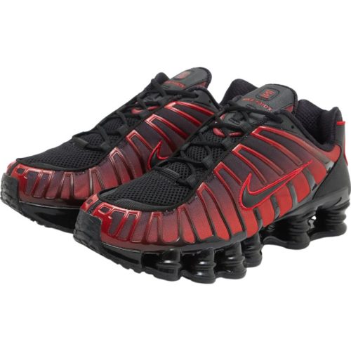 Nike Shox TL 'Black University Red Gradient' Alacsony Szárú Utcai Sneaker Fekete-Piros – 4 Shox Rugóoszlop Y2K