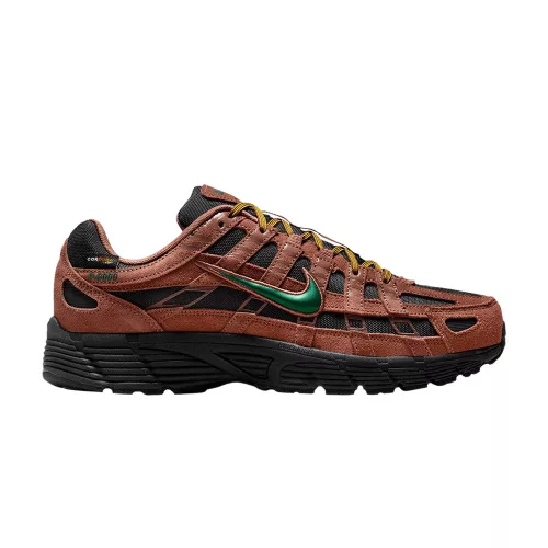 Nike P-6000 Premium Cordura Fauna Brown nízke streetové tenisky hnedé — produktová fotografia na bielom pozadí, bočný pohľad