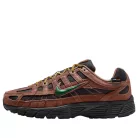 Nike P-6000 Premium Cordura Fauna Brown nízke streetové tenisky hnedé — produktová fotografia na bielom pozadí, bočný pohľad