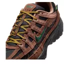 Nike P-6000 Premium Cordura Fauna Brown nízke streetové tenisky hnedé — produktová fotografia na bielom pozadí, bočný pohľad