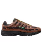 Nike P-6000 Premium Cordura Fauna Brown nízke streetové tenisky hnedé — produktová fotografia na bielom pozadí, bočný pohľad