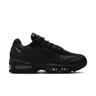 Nike Air Max 95 Big Bubble Black Jewel Swoosh dámske nízke streetové tenisky čierne — produktová fotografia na bielom pozadí, bočný pohľad