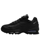 Nike Air Max 95 Big Bubble Black Jewel Swoosh dámske nízke streetové tenisky čierne — produktová fotografia na bielom pozadí, bočný pohľad