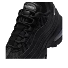 Nike Air Max 95 Big Bubble Black Jewel Swoosh dámske nízke streetové tenisky čierne — produktová fotografia na bielom pozadí, bočný pohľad