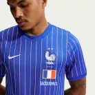 Nike x Jacquemus x France Pre Match Jersey Blue Stripe unisex tričko modré