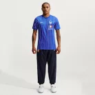 Nike x Jacquemus x France Pre Match Jersey Blue Stripe unisex tričko modré