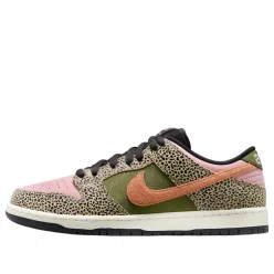 Nike SB Dunk Low Arts-Rec nízke skejtové tenisky — produktová fotografia na bielom pozadí, bočný pohľad