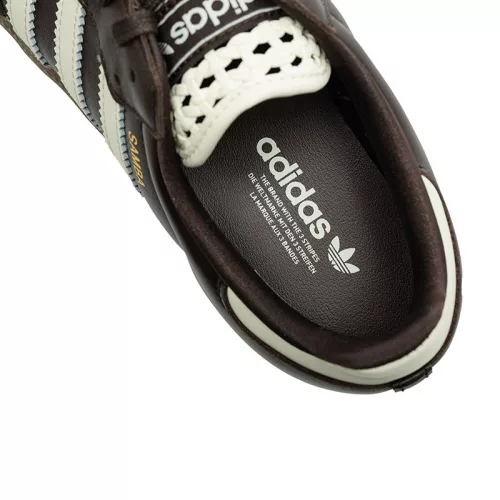 adidas Samba OG Basketweave Tongue Aurora Coffee Off White (Women's) dámske nízke mestské tenisky hnedé
