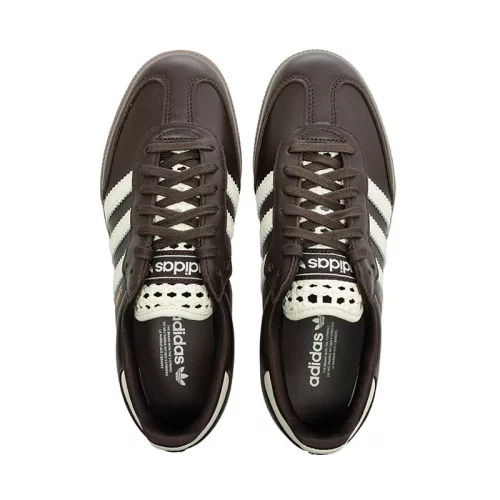 adidas Samba OG Basketweave Tongue Aurora Coffee Off White (Women's) dámske nízke mestské tenisky hnedé