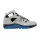 Nike Air Trainer Huarache Wolf Grey Star Blue nízke streetové tenisky sivé-modré — produktová fotografia na bielom pozadí, bočný pohľad