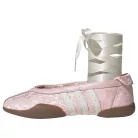 adidas Taekwondo Mei Ballet Liberty London Pink Floral Gum dámske nízke streetové tenisky ružové — produktová fotografia na bielom pozadí, bočný pohľad