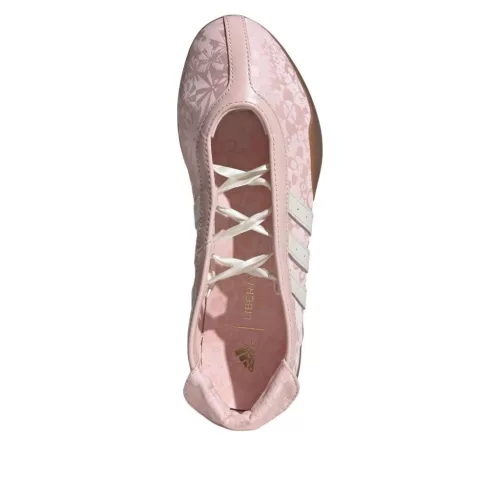 adidas Taekwondo Mei Ballet Liberty London Pink Floral Gum dámske nízke streetové tenisky ružové — produktová fotografia na bielom pozadí, bočný pohľad