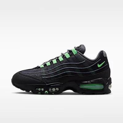 Nike Air Max 95 Big Bubble Iron Grey Illusion Green pánske nízke mestské tenisky sivé