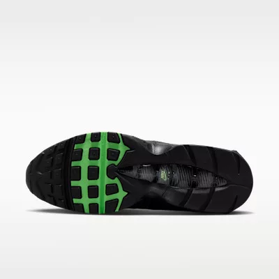 Nike Air Max 95 Big Bubble Iron Grey Illusion Green pánske nízke mestské tenisky sivé