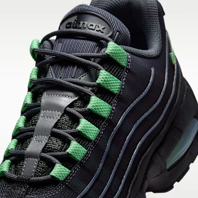 Nike Air Max 95 Big Bubble Iron Grey Illusion Green pánske nízke mestské tenisky sivé