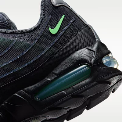 Nike Air Max 95 Big Bubble Iron Grey Illusion Green pánske nízke mestské tenisky sivé