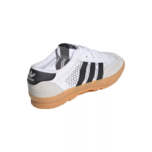 adidas Tischtennis 'White Black Gum' dámske nízke streetové tenisky biele-čierne — produktová fotografia na bielom pozadí, bočný pohľad