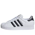 adidas Superstar II White Black nízke streetové tenisky biele-čierne — produktová fotografia na bielom pozadí, bočný pohľad