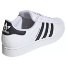 adidas Superstar II White Black nízke streetové tenisky biele-čierne — produktová fotografia na bielom pozadí, bočný pohľad