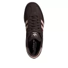 adidas Samba OG Aurora Coffee Sandy Pink dámske nízke streetové tenisky ružové — produktová fotografia na bielom pozadí, bočný pohľad