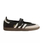 adidas Samba Jane Black Off White dámske nízke streetové tenisky čierne-biele — produktová fotografia na bielom pozadí, bočný pohľad