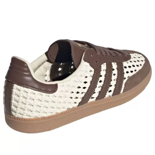 adidas Samba OG Cream White Earth Strata (Women's) dámske nízke mestské tenisky krémová biela hnedá