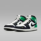 Air Jordan 1 Mid SE Lucky Green pánske členkové mestské tenisky biele zelené žlté čierne