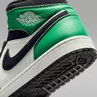 Air Jordan 1 Mid SE Lucky Green pánske členkové mestské tenisky biele zelené žlté čierne