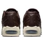 Nike Air Max 95 QS Big Bubble Baroque Brown Leather nízke streetové tenisky hnedé — produktová fotografia na bielom pozadí, bočný pohľad