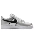 Nike Air Force 1 Low '07 LV8 Metallic Silver White Black pánske nízke mestské tenisky strieborné biele čierne