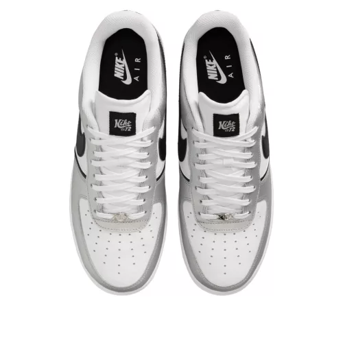 Nike Air Force 1 Low '07 LV8 Metallic Silver White Black pánske nízke mestské tenisky strieborné biele čierne